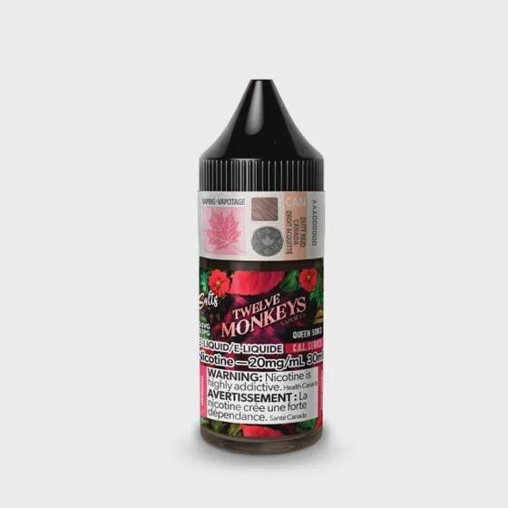E-Liquids Twelve Monkeys - Ice Age - Queen Soko Iced 20mg/30mL [Federal]