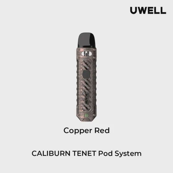 Vape Open Kit U well Caliburn Tenet vaping device kit(copper Red)
