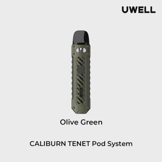 Device CALIBURN TENET vaping device kit Olive green