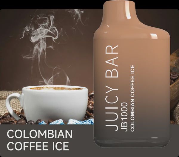 Disposable Device Juicy Bar Colombian Coffee Ice