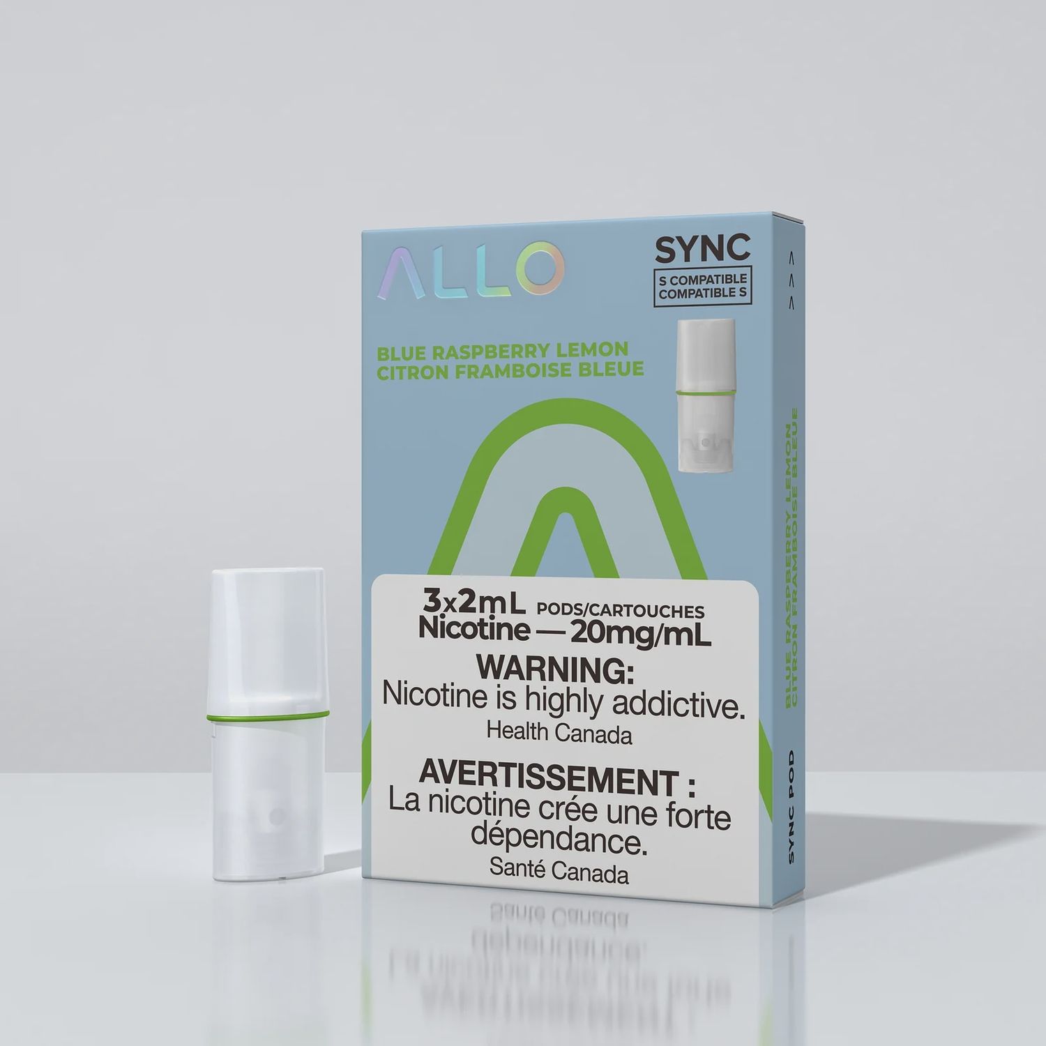 Pods ALLO BLUE RASPBERRY LEMON