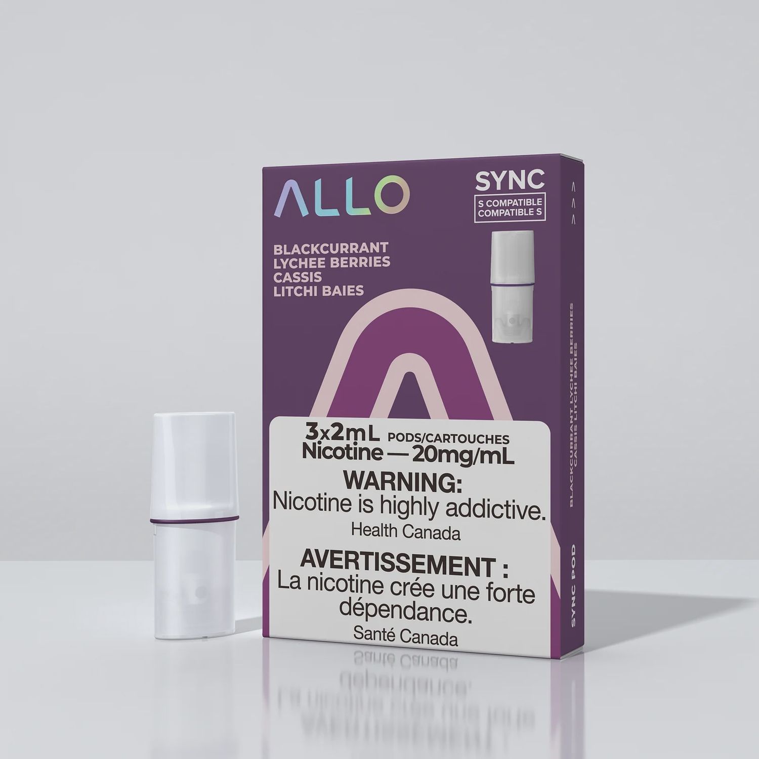 Pods ALLO BLACKCURRANT LYCHE BERRIES