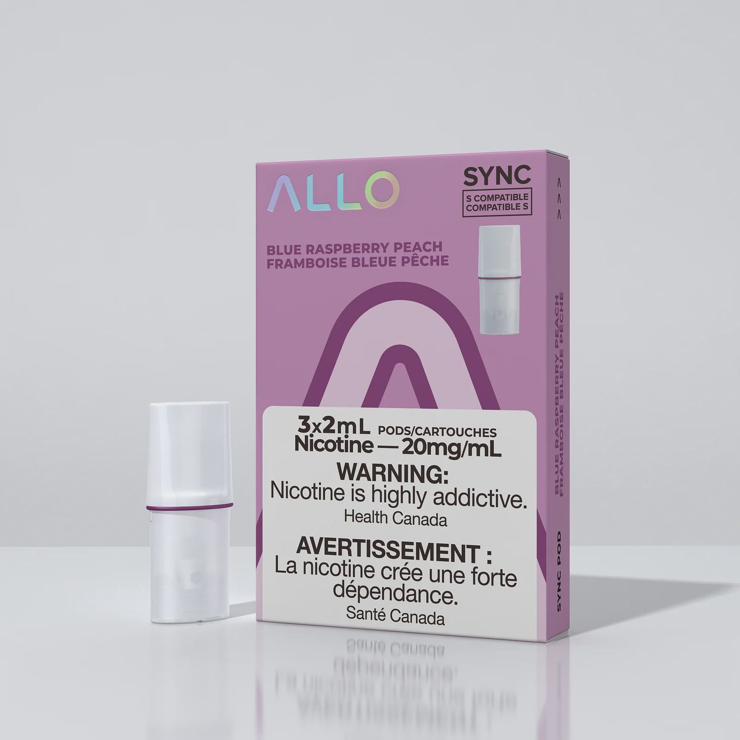 Pods ALLO BLUE RASPBERRY PEACH