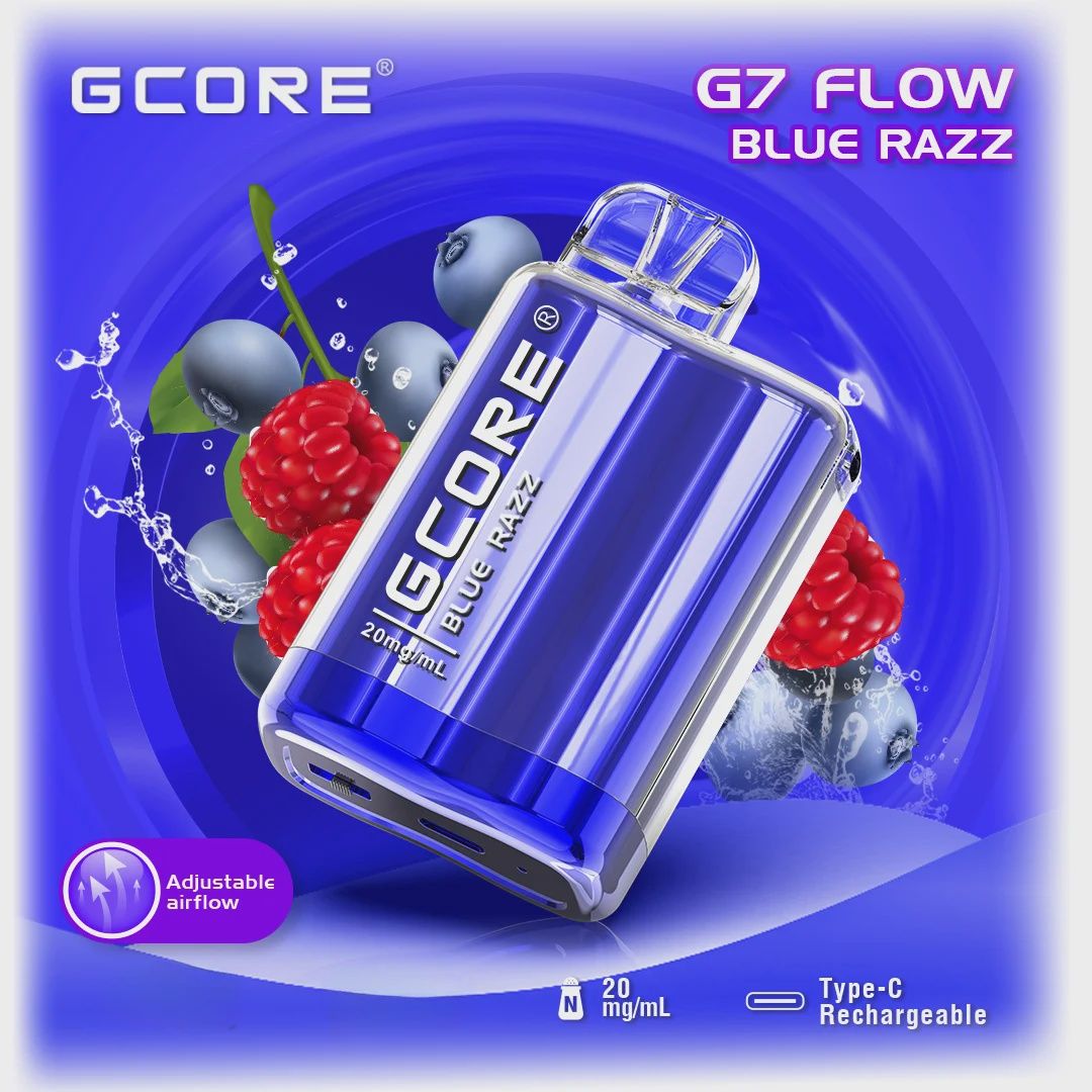 Disposable Device G7 Flow Blue Razz