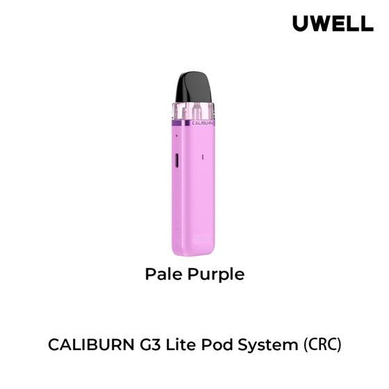 Vape Open Kit Uwell Caliburn G3 Lite Vaping Kit- Pale Purple