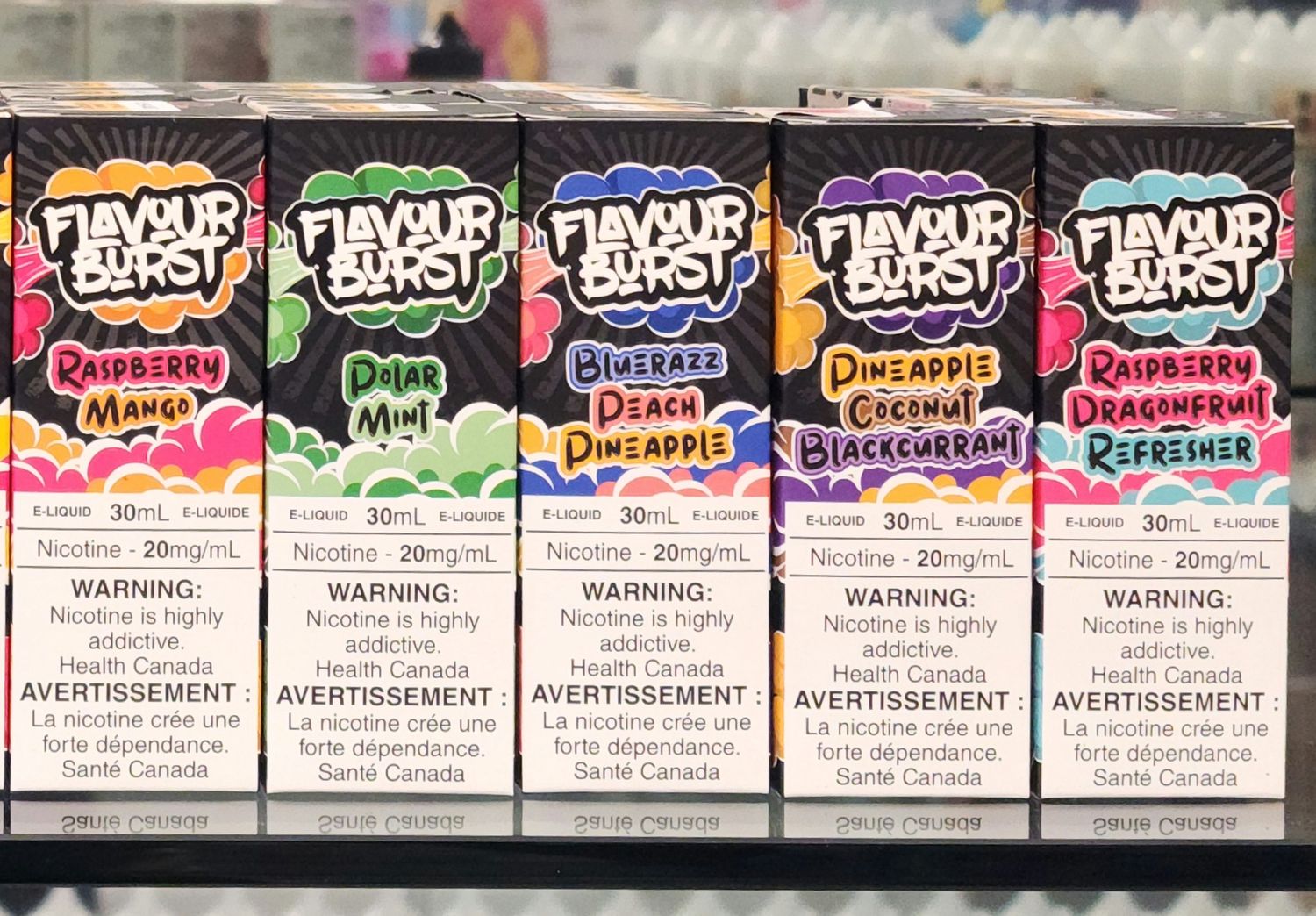 E-Liquids Flavour Burst 20mg 30ml