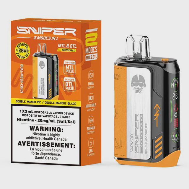 Disposable Device SNIPER MTL and DTL (Double mango ice)