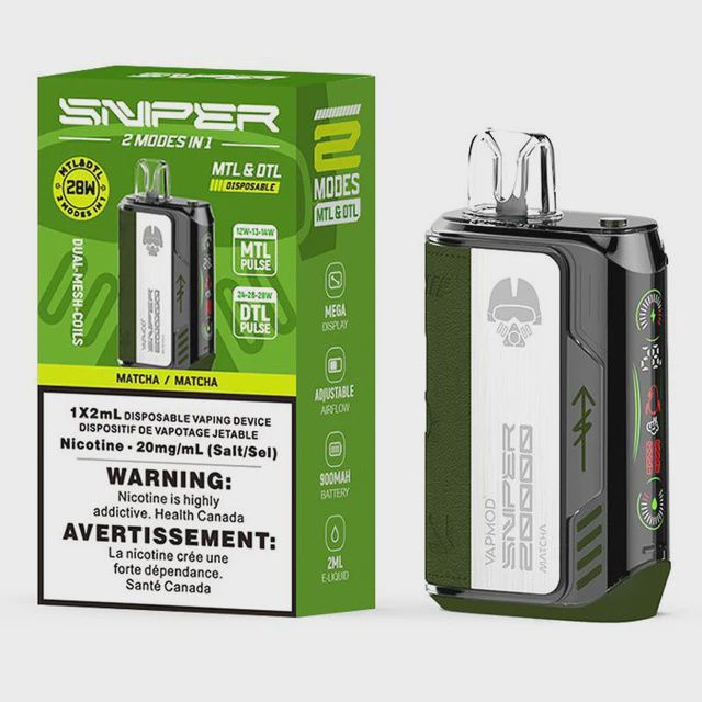 Disposable Device SNIPER MTL and DTL (Matcha)