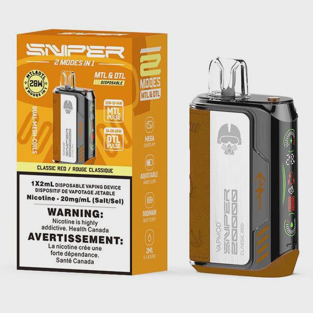 Disposable Device SNIPER MTL and DTL (Classic red)