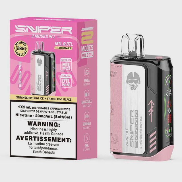 Disposable Device SNIPER MTL and DTL (Strawberry kiwi)