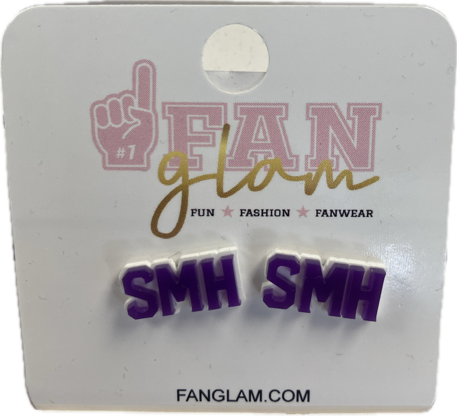 SMH Logo Stud Earrings