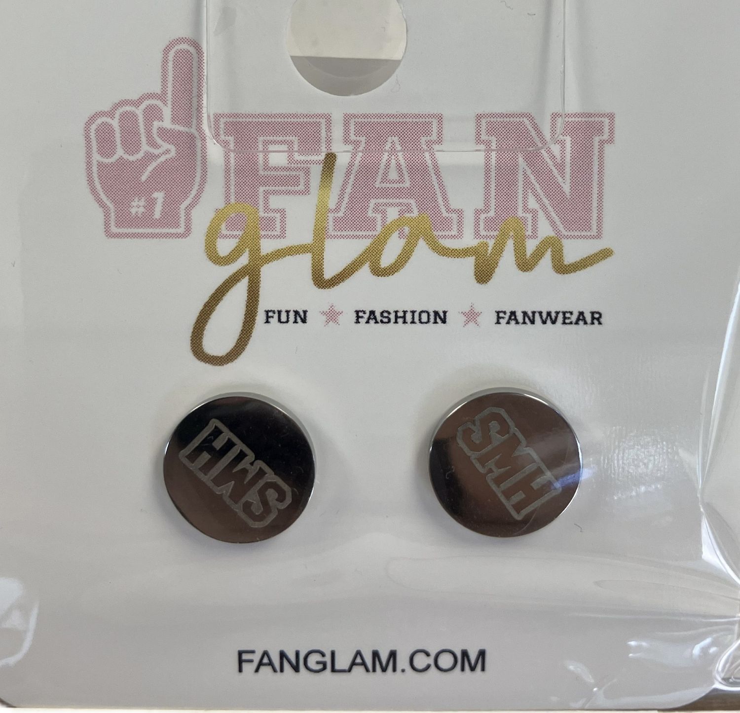 Engraved Stud Earrings