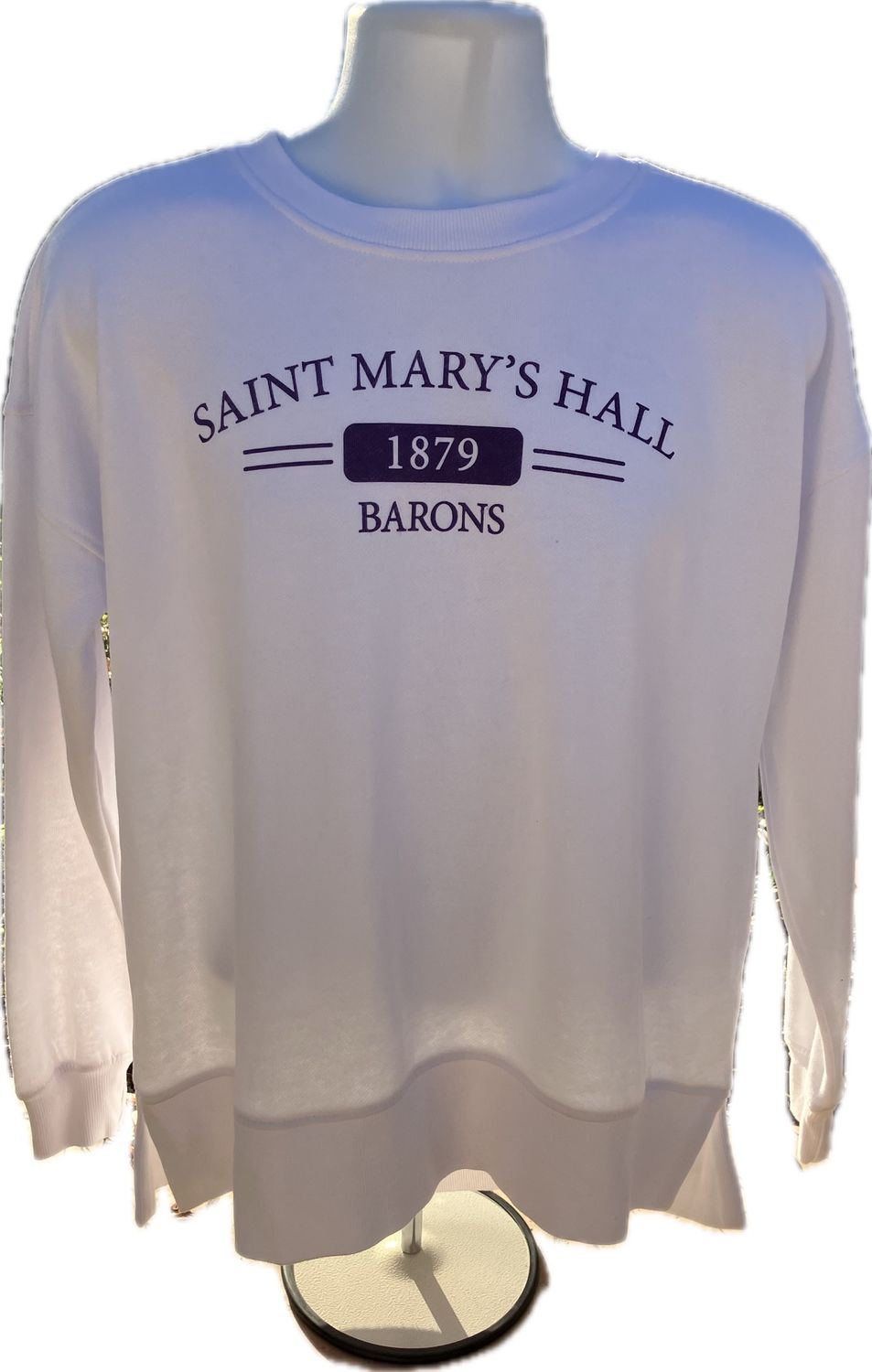 White Chicka-d Sweater, Size: Small