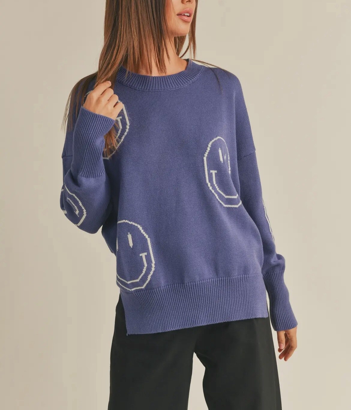 Smiley Sweater Top