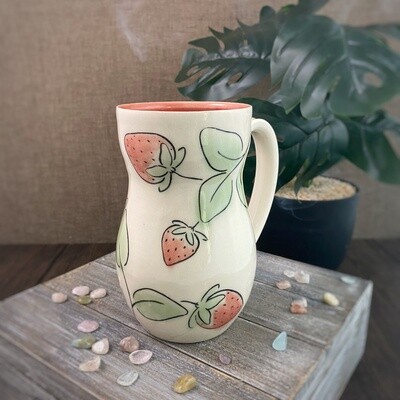 Strawberry Curvy Mug