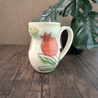 Pomagranate Curvy Mug