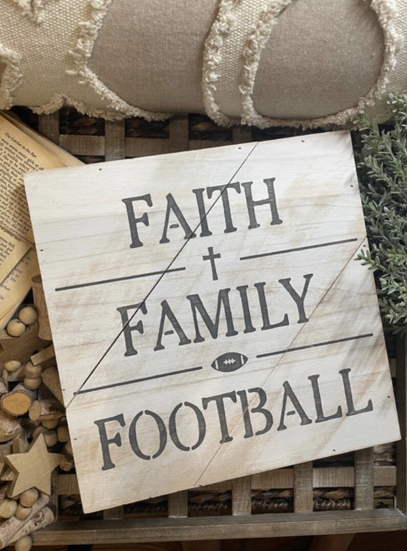 Faith Family 12x12 Slat