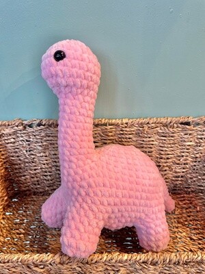 Light Pink Bronto Crochet Plushie