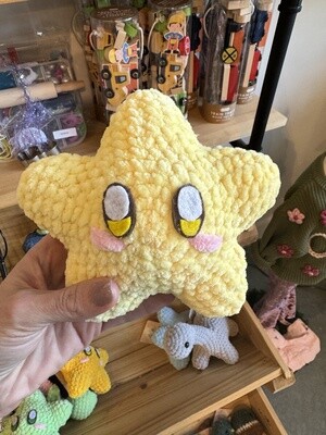 Yellow Star Crochet Plushie