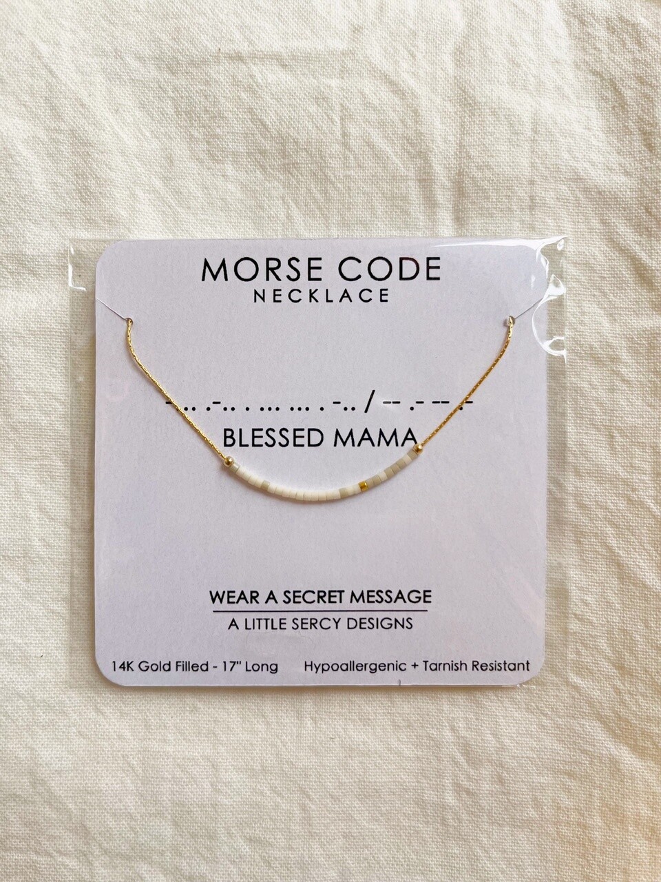Blessed Mama Necklace - Gold Filled