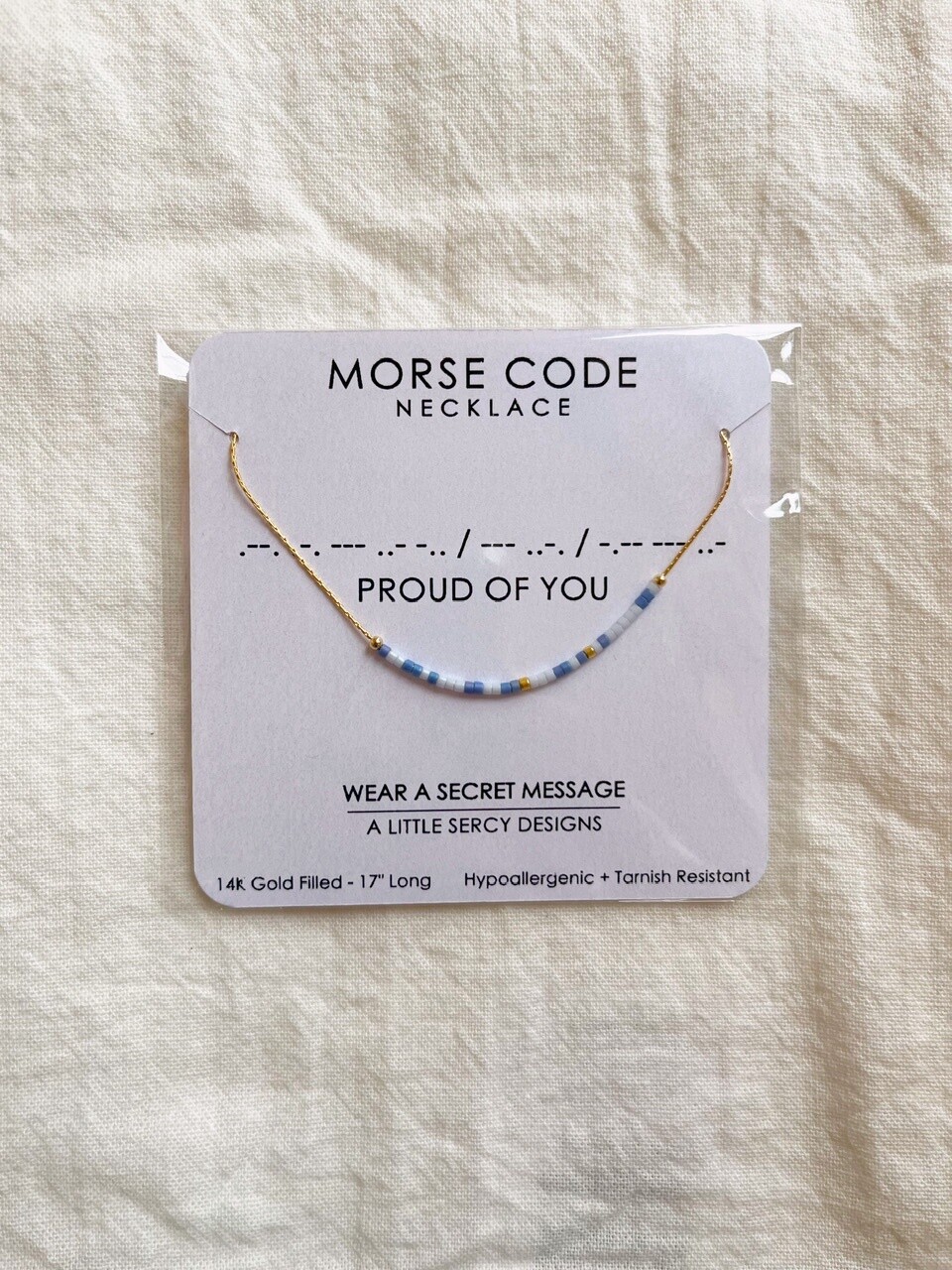 Proud of You Necklace - Gold Filled