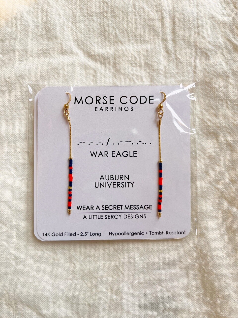War Eagle Dangle Earrings-Gold Filled