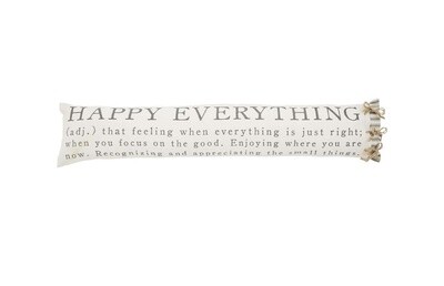 Happy Everything Definition Pillow