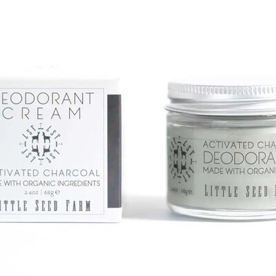 Little Seed Deodorant Cream, Scents: Activated Charcoal