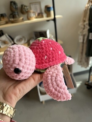 Fuzzy Strawberry Turtle