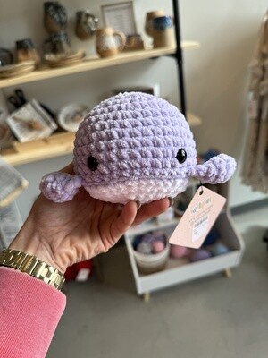 Lavender Fuzzy Whale