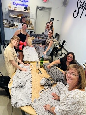 05/17/24 Chunky Knit Blanket Workshop @ Suwanee