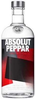 Absolut Peppar (Pepper) Vodka (Liter Size Bottle) 1L