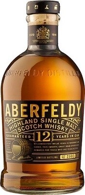 Aberfeldy Highland Single Malt Scotch Whisky Aged 12 Years 750ml