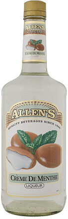 ALLEN'S CREME DE MENTHE WHITE (Liter Size Bottle) 1L