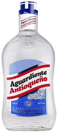 Aguardiente Antioqueno Sin Azucar 750ml
