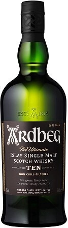 Ardbeg Islay Single Malt Scotch Whisky Aged 10 Years 750ml