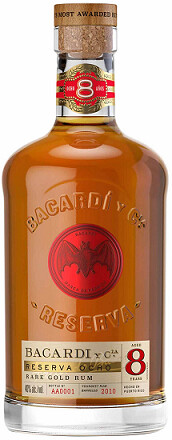 BACARDI 8 RUM (Liter Size Bottle) 1L