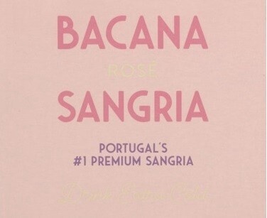 BACANA SANGRIA ROSE (Small Format Bottle) 250ML