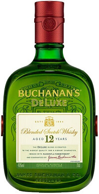 Buchanan&#39;s Deluxe Blended Scotch Whisky Aged 12 Years (Pint Size Bottle) 375ml