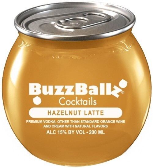 BuzzBallz Cocktails Hazelnut Latte (Small Format Bottle) 200ml