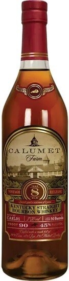 Calumet Farm 8 Year Old Kentucky Straight Bourbon Whiskey 750ml