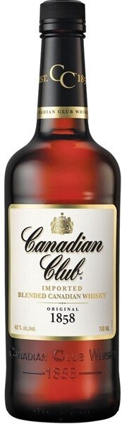 Canadian Club 1858 Premium Extra Aged Blended Canadian Whisky (Pint Size Bottle) 375ml