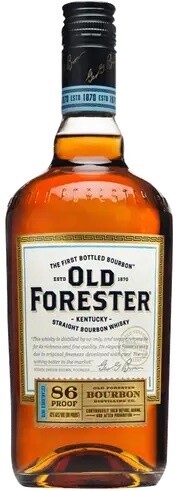 Old Forester Kentucky Straight Bourbon Whiskey 86 Proof (Liter Size Bottle) 1L