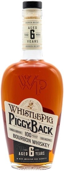 WhistlePig PiggyBack Bourbon Whiskey Aged 6 Years 750ml