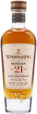 WhistlePig The Beholden Aged 21 Years Single Malt Whiskey 750ml