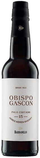 BARBADILLO PALO CORTADO OBISPO GASCON 15YR (Half Bottle) 375ML