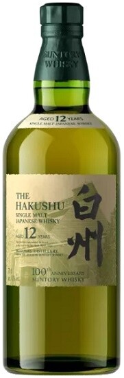 The Hakushu Single Malt Japanese Whisky Aged 12 Years 100th Anniversary Edition 750ml