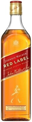 Johnnie Walker Red Label Blended Scotch Whisky (Liter Size Bottle) 1L