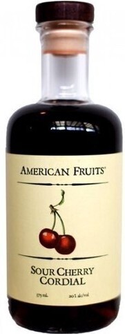 American Fruits Sour Cherry Cordial (Pint Size Bottle) 375ml