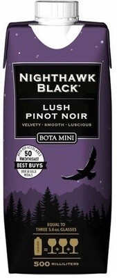 Bota Mini Nighthawk Black Lush Pinot Noir (Small Format) 500ml